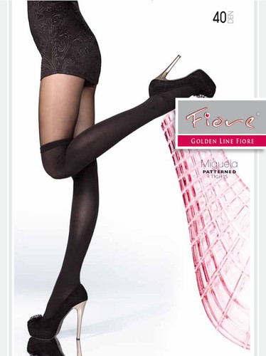 Fiore collant disegno finte - collant,