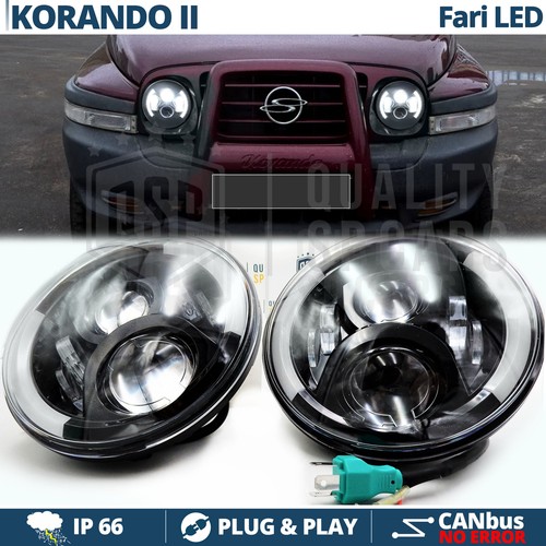 Fari led anteriori - 2, 7''