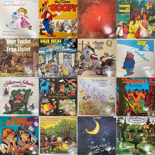 200x kinder schallplatten - kinder,