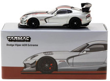 Tarmac Works GLOBAL64 Dodge Viper ACR Extreme - auto pressofusa argento estremo 1:64