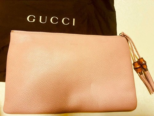 Gucci pochette pelle rosa - pochette,