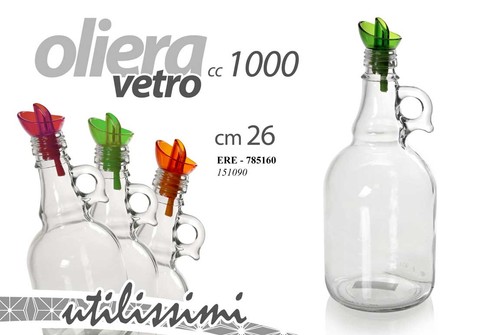 Bottiglia olio tappo oliera - bottiglia,