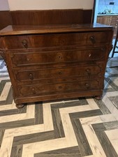 Antico Comò Piemontese 4 Cassetti 