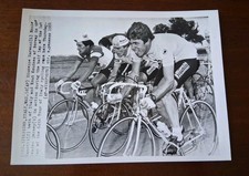 GIRO D'ITALIA 1981 TELEFOTO ORIGINALE SARONNI, VANOTTI, KNUDSEN