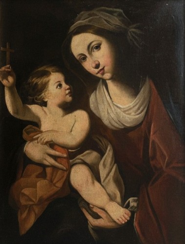 Antico dipinto olio - dipinto, tela