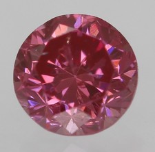 0.11 Carato Acceso Rosa VS2