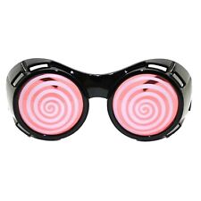Divertenti CrAzY Novità HYPNO SWIRL PARTY OCCHIALI Funky Steampunk Psycho Gag