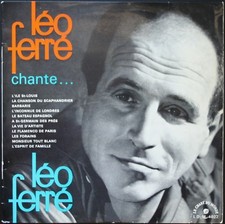 LEO FERRE L’ILE SAINT LOUIS pochette PHOTO LABEL GRIS 25CM BIEM CHTdu MONDE 4022