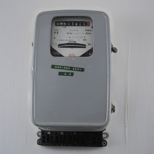Contatore elettrico antico - contatore, cdc