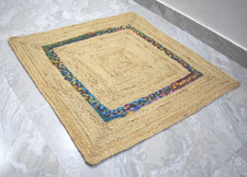 Tappeto iuta + multicolore