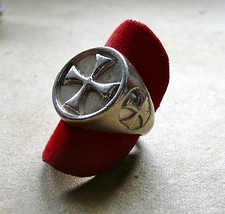 Anello templare argento - anello,