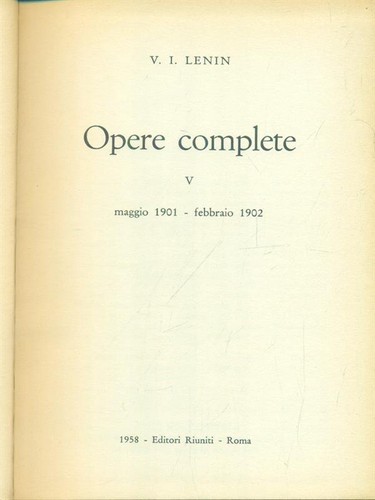 Opere complete vol lenin - opere, 5