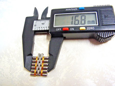 Orologio Cartier Must 21 17 mm maglia originale cinturino acciaio 18 carati s...