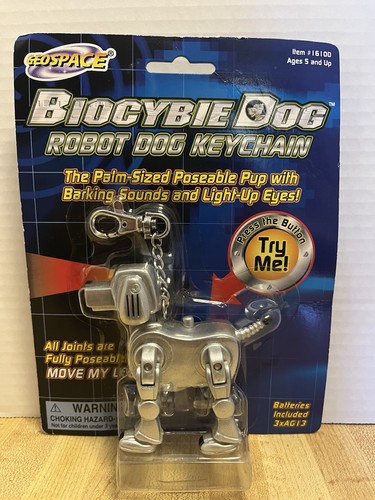 Portachiavi cane robot