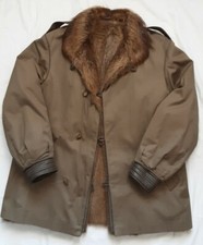 Turkis Tukku Finland Giacca Pelliccia Double Face Vintage