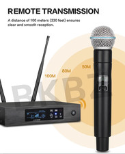 SHURE Beta58a QLXD4 500 MHz/600 MHz Microfono wireless professionale UHF 