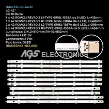 KIT 10 BARRE STRIP LED TV LG