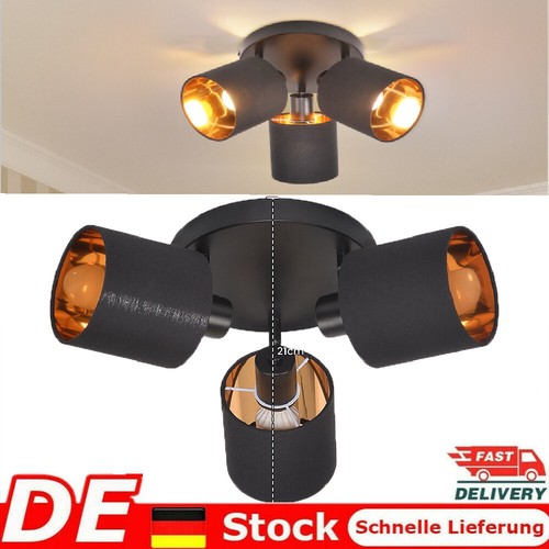 Plafoniera led bianco-nero