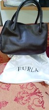 ACCESSORI DONNA BORSA FURLA CON SACCA ORIGINALE MARRONE PELLE VITELLO MARTELLATA