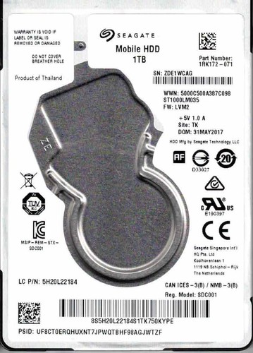 St1000lm035 1rk172 071 lvm2 - 1rk172-071,,