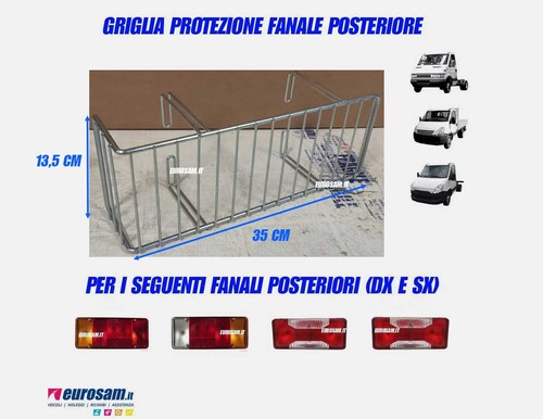 Griglia protezione fanale - griglia,