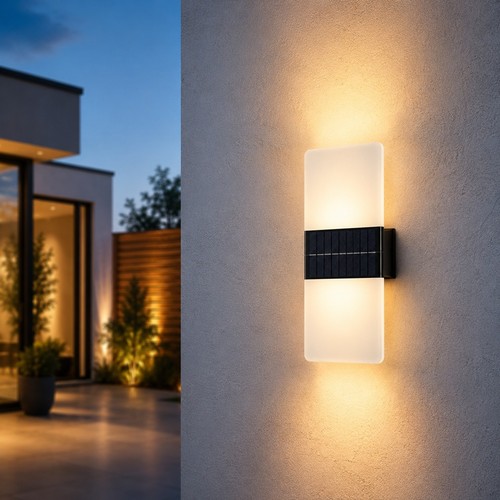 Lampada parete solare led - parete,