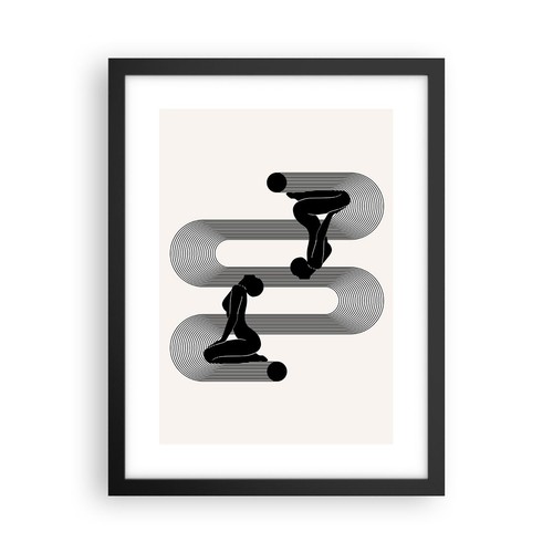Poster 30x40cm donne linee - poster,