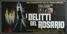 IL ROSARIO OMICIDI Locandina Film Originale 55x117" Cartellone Italiano WALTON CASARO