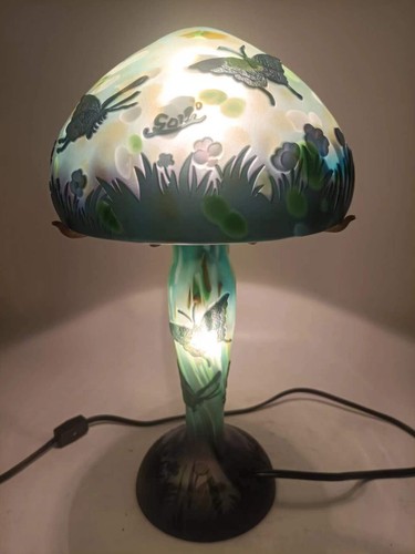 Lampada tavolo emile galle - lampada,