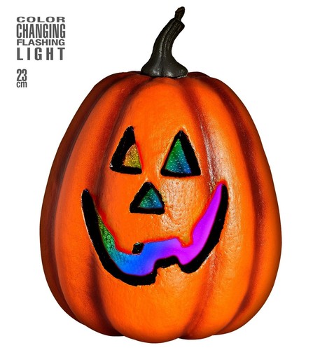 Zucca halloween con luce led - zucca,