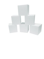 Cubi di polistirolo 10 x 10 x