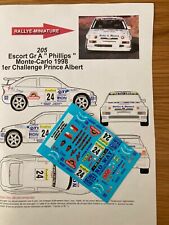 DECALS 1/43 FORD ESCORT