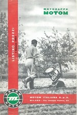 Depliant Motozappe Motom -