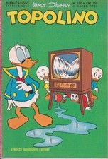 Topolino n.327 del 4 marzo 1962 - con bollino e figurine