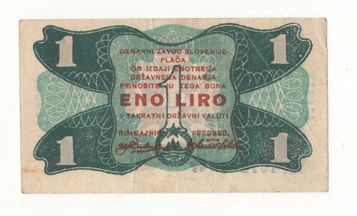 Slovenia lira 1944 - slovenia,