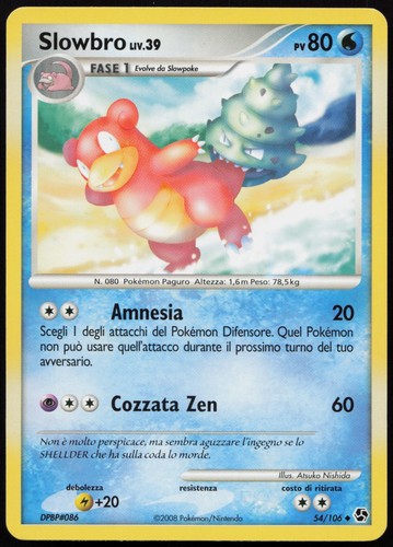 Pokemon tcg slowbro 106 - pokemon,