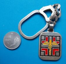  Ordine dei Farmacisti Portachiavi in Argento 925 con smalti rosso giallo e nero