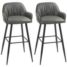 HOMCOM Set 2 Sgabelli da Bar