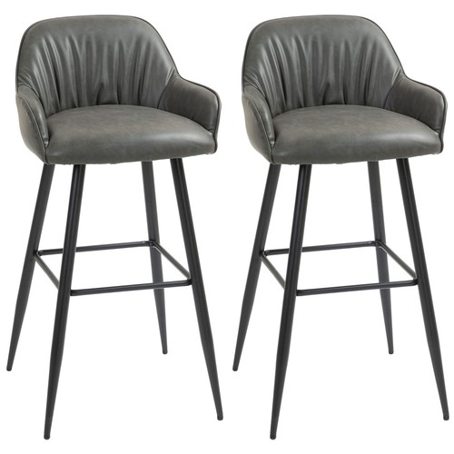 Homcom set sgabelli - 2, da