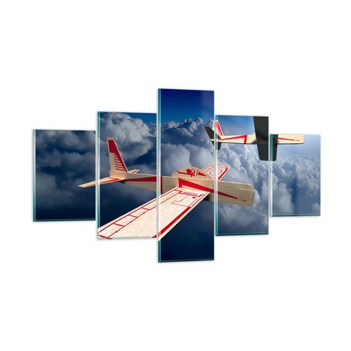 Quadro vetro 125x70cm vela - vetro,