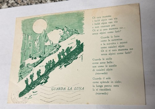 Cartolina alpini aviano - a.n.a.,