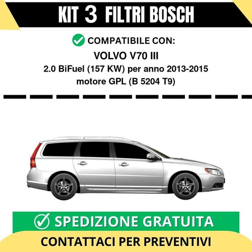 Kit filtri bosch - kit, volvo