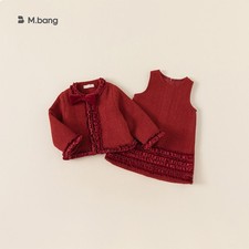 Set Abito Invernale Principessa Bambina Con Tessuto Thi Poliestere Da 3 A 8