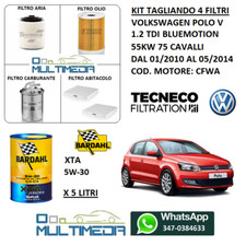 KIT TAGLIANDO 4 FILTRI OLIO