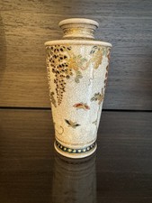 Satsuma Vase Meiji Pottery