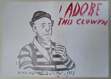 I adore this Clown Rock Hudson