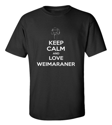 Maglietta weimaraner keep calm - maglietta,