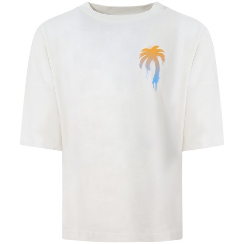 Palm angels shirt avorio - palm,