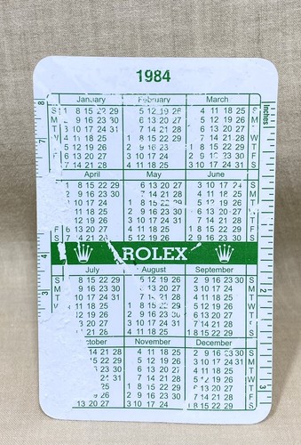 Rolex 1984 1985 - 1984, green