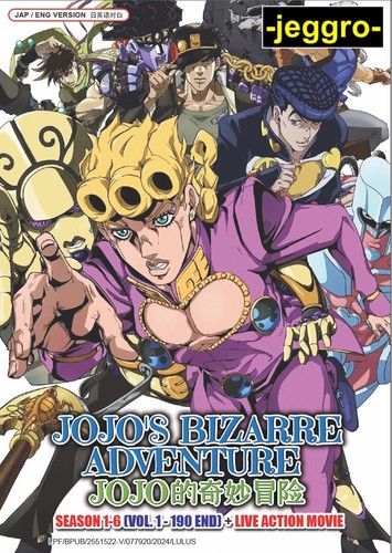 Anime dvd jojo bizarre - dvd,
